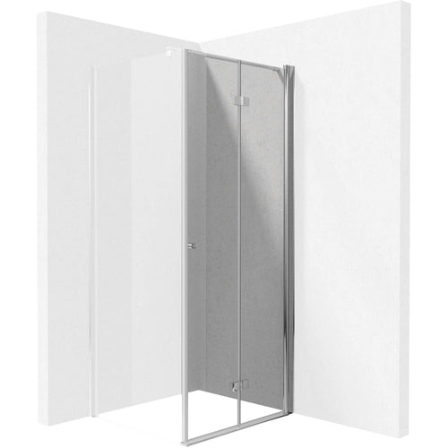 Ușă de duș, Sistem Keria Plus, 80 cm - pliabil, Deante