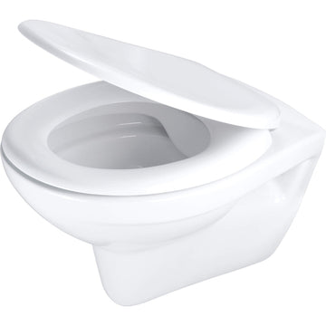 Vas de WC, cu capac, fără bordură