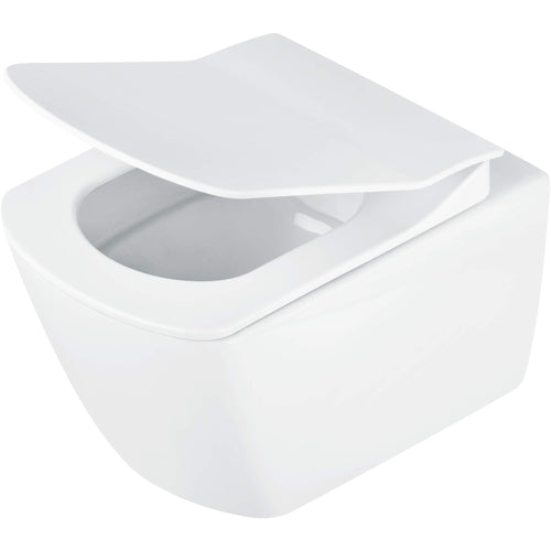 Vas de WC, cu capac, fără bordură