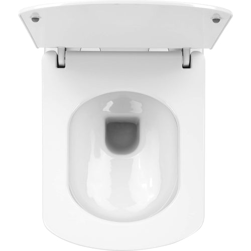 Vas de WC, cu capac, fără bordură