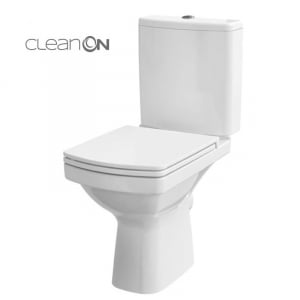 SET SELNOVA VAS WC SUSPENDAT CU FUNCTIE DE BIDEU, SPALARE VERTICALA, FORMA PARTIAL INCHISA, RIMFREE, CU CAPAC WC