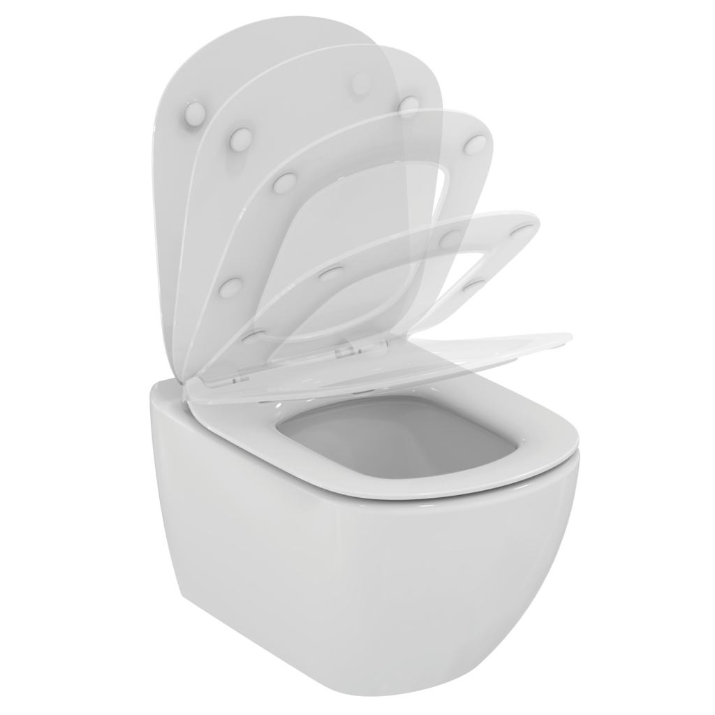 Vas wc suspendat Ideal Standard Tesi Aquablade 54x36 cm, prinderi ascunse, alb