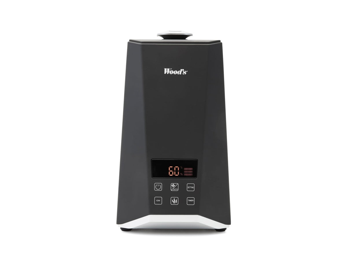 Umidificator cu ultrasunete MJS600/601 7,2 litri/zi, afisaj digital, timer, abur cald/ rece, suprafata 35mp